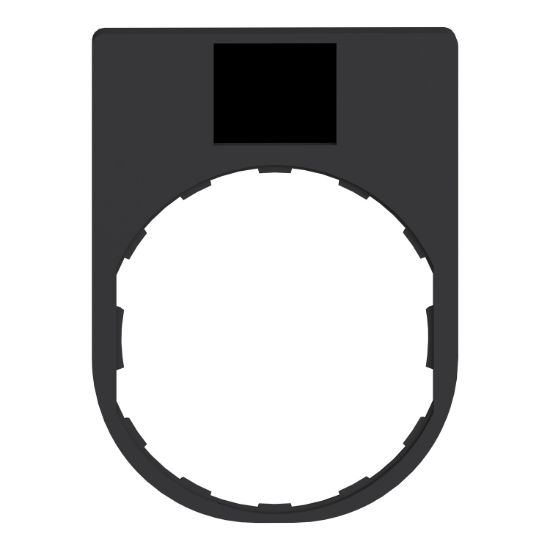 Picture of Legend holder 30x40mm, Harmony XB4, plastic, with legend 8x27mm, marked O and I