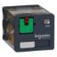 Picture of plug-in relay, Harmony electromechanical relays, 15A, 3CO, lockable test button, 120V AC