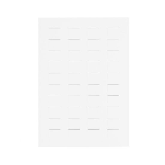 Picture of Sheet of 40 legends, Harmony XB4, unmarked,  18 x 27mm for legend holder 30 x 50mm