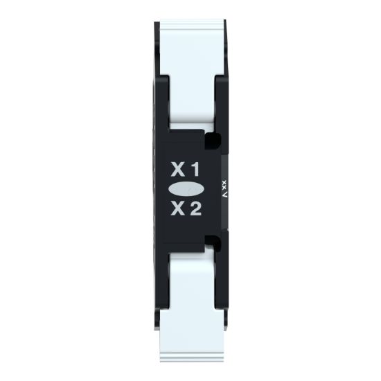 Picture of Light block for head 22mm, Harmony XB4, red, integral LED, spring clamp terminal, 110â€¦120V AC