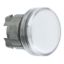 Picture of Head for pilot light, Harmony XB4, metal, white, 22mm, plain lens for BA9s bulb