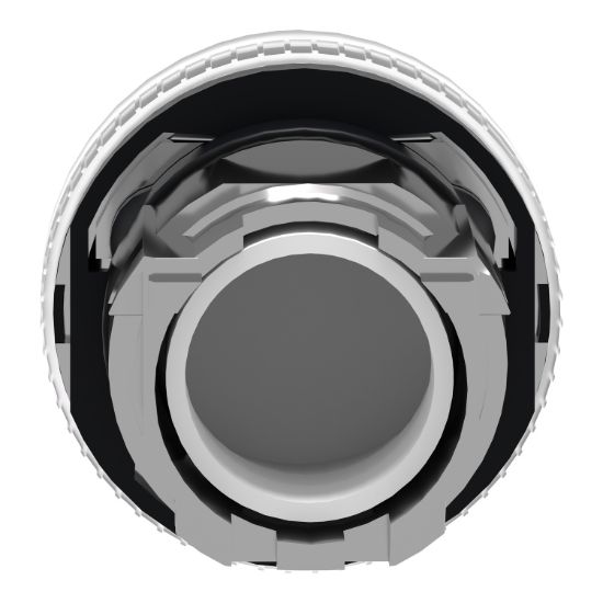 Picture of Head for pilot light, Harmony XB4, metal, white, 22mm, plain lens for BA9s bulb