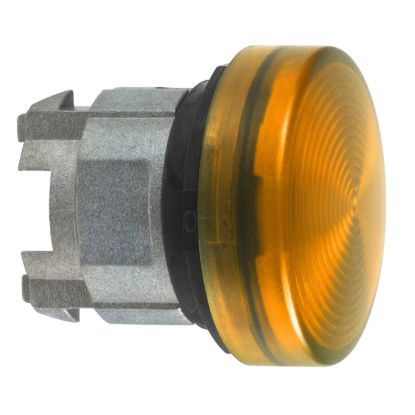 Picture of Head for pilot light, Harmony XB4, orange 22mm with grooved lens BA9s bulb