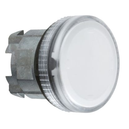 Picture of Head for pilot light, Harmony XB4, clear Ø22 mm with grooved lens BA9s bulb