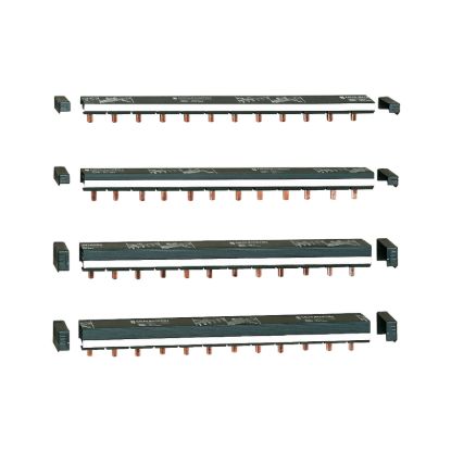 Picture of comb busbar - 3 poles - 80 A - L = 12 x 18 mm