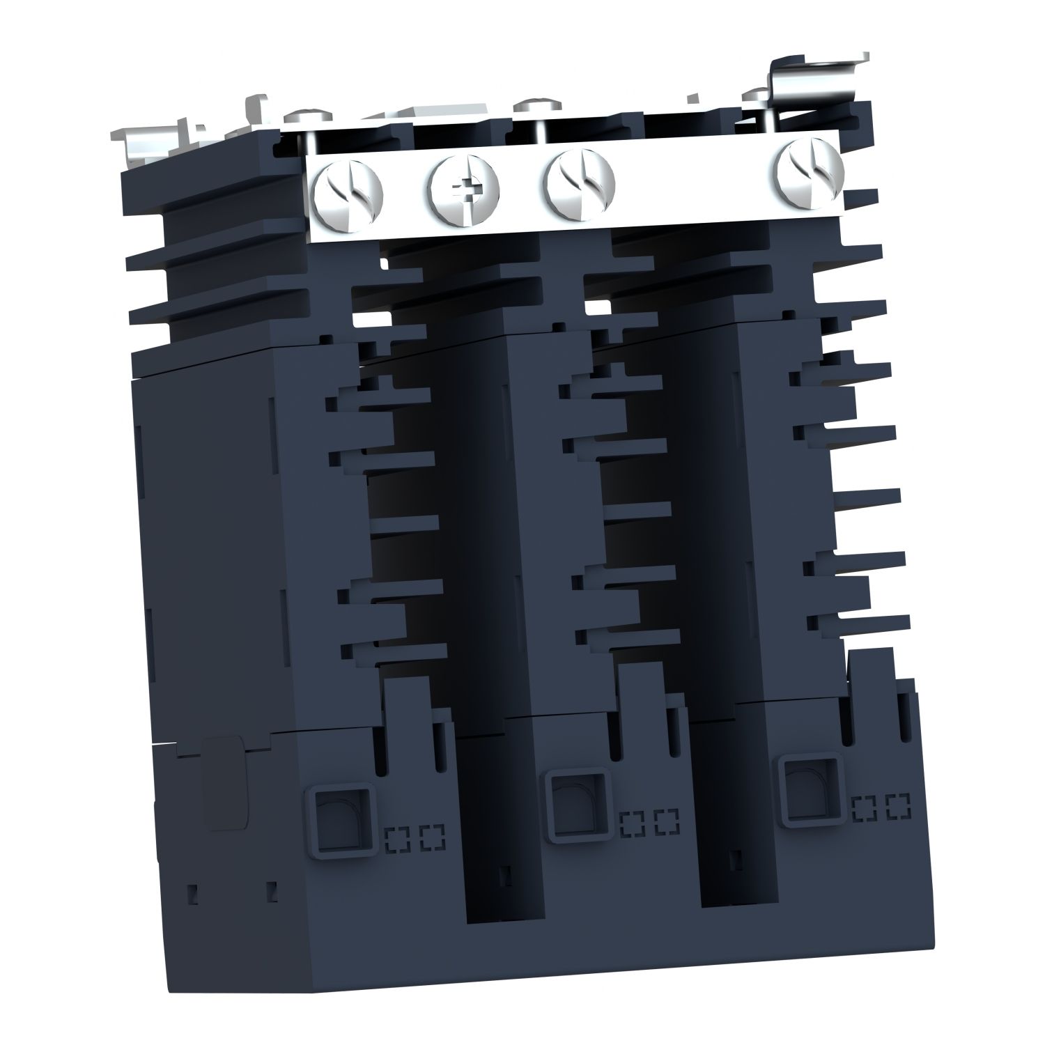 Picture of single phase relay, Harmony Solid State Modular Relays, 25A, DIN rail mount, zero voltage switching, input 90 to 140V AC, output 48 to 600V AC
