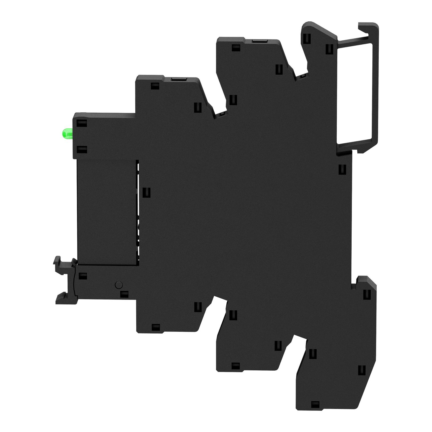 Picture of Slim interface relay pre assembled, Harmony Electromechanical Relays, 6A, 1CO, with LED, screw connectors, 110V AC DC