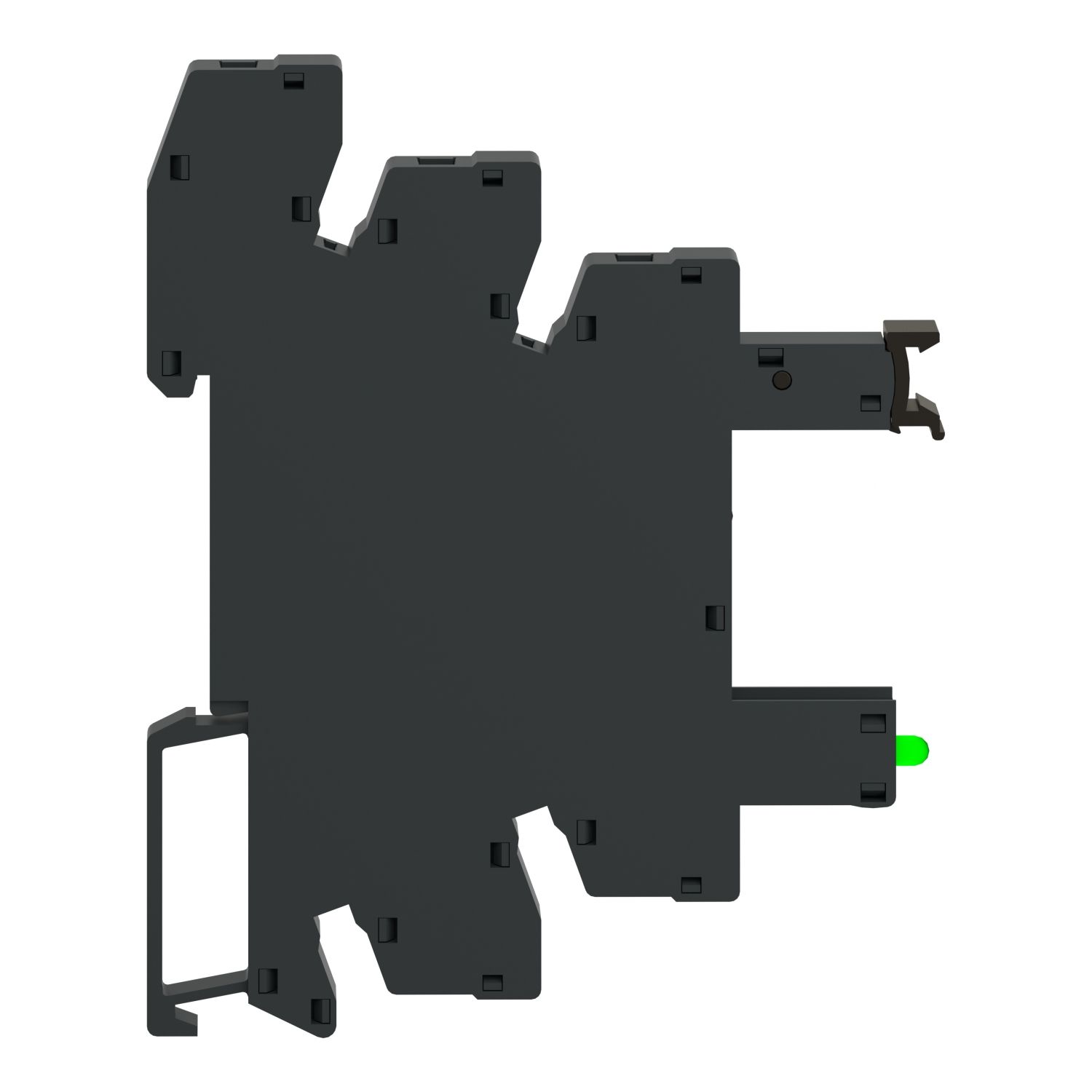 Picture of Socket equipped with LED and protection circuit, Harmony Electromechanical Relays, for RSL1 relays, srew connector, 110V AC DC