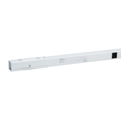 Picture of Straight length, Canalis KBB, 40A, 2 circuits, 3L+N+PE, 5 outlets, 3m, white RAL9003