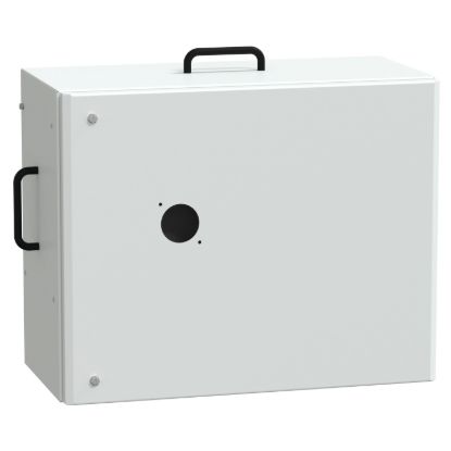 Picture of Tap off unit, Canalis KS 100A to 1000A, for ComPacT NSX250 with extended rotary handle, 250A, 3L+N+PE, IP55, RAL9001