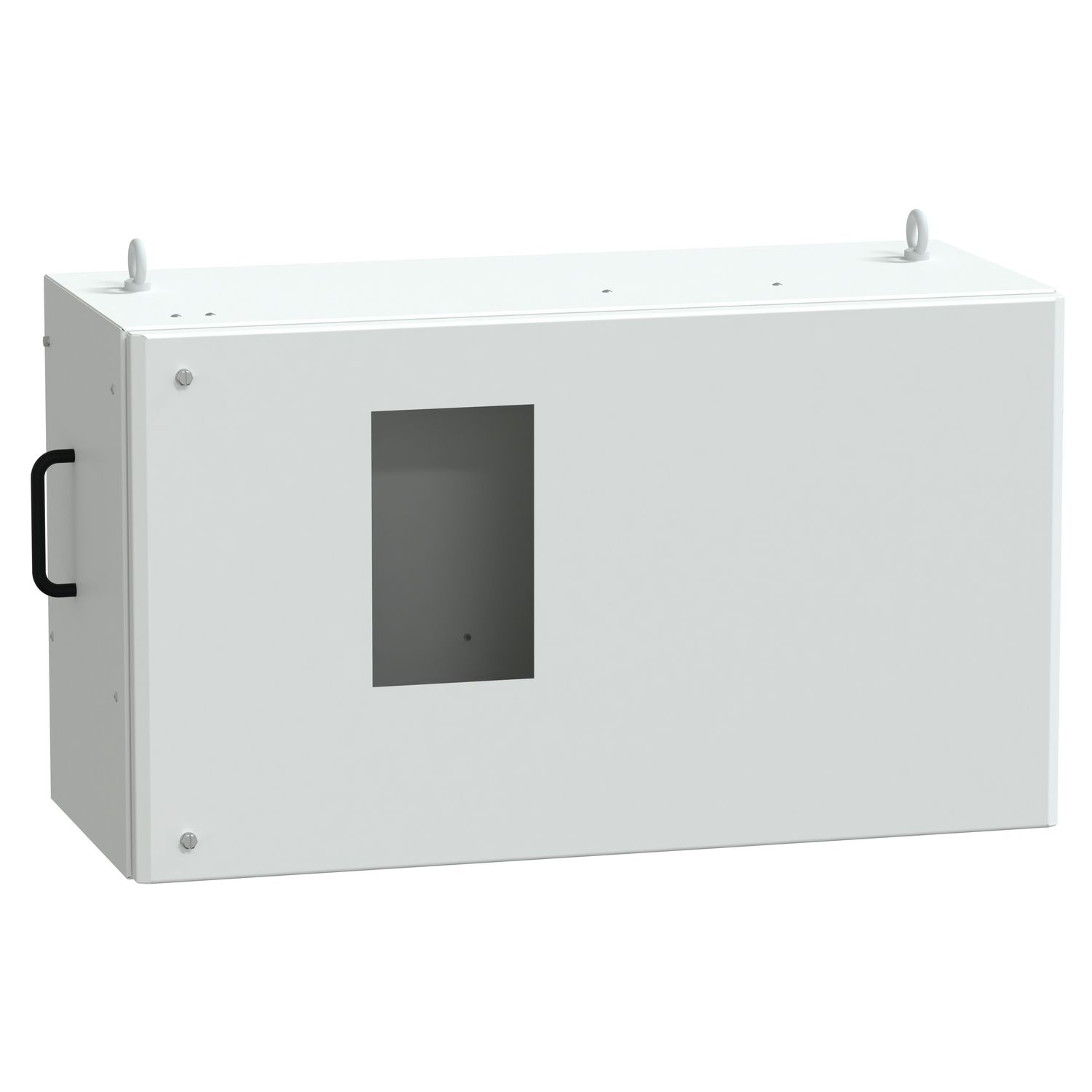 Picture of Tap off unit, Canalis KS 500A to 1000A, for ComPacT NSX400 with electrical handle, 400A, 3L+N+PE, IP55, RAL9001