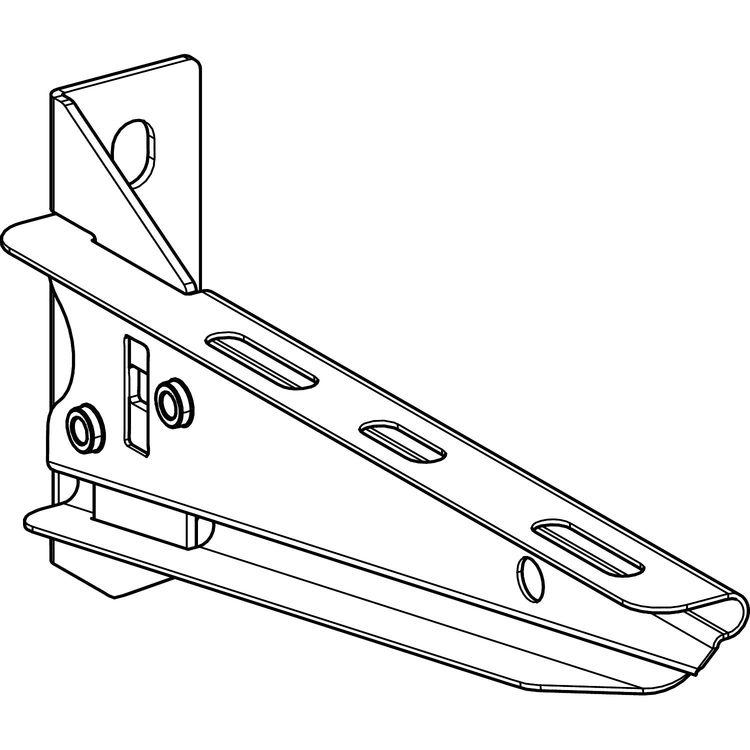Picture of Cantilever arm support, Canalis KS 100A to 1000A, 200mm arm, maximum load 220kg