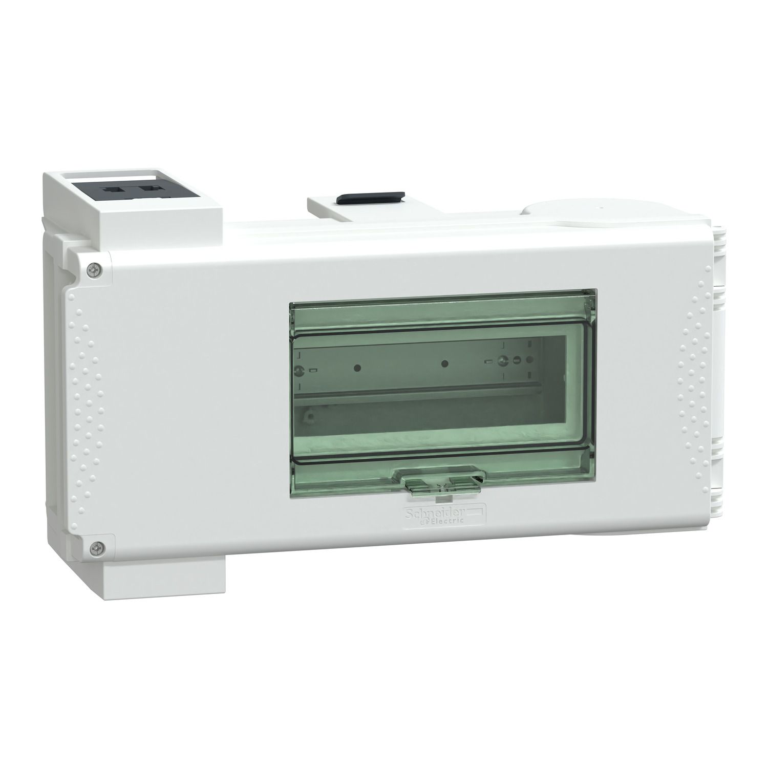 Picture of Tap off unit, Canalis KS 100A to 1000A, 5 modules of 18mm, 63A, DIN rail, 3L+N+PE, IP55, RAL9001