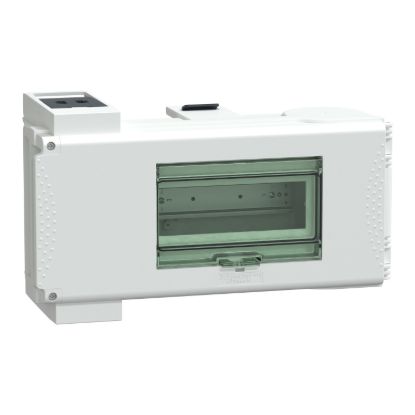 Picture of Tap off unit, Canalis KS 100A to 1000A, 5 modules of 18mm, 63A, DIN rail, 3L+N+PE, IP55, RAL9001