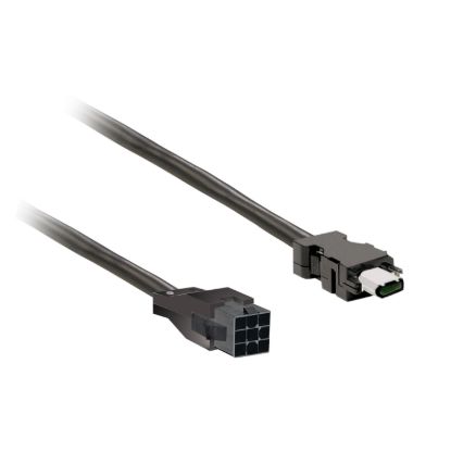 Picture of power cable 5m shielded 4x 0,82mm², BCH2 leads connection