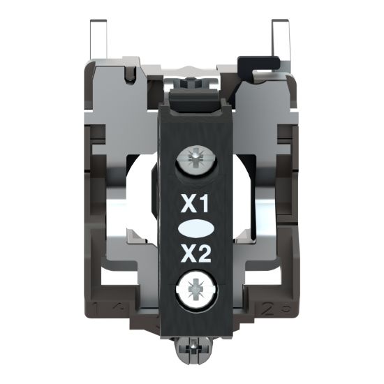 Picture of Light block with body fixing collar, Harmony XB4, metal, with BA9s bulb, 550…600V AC
