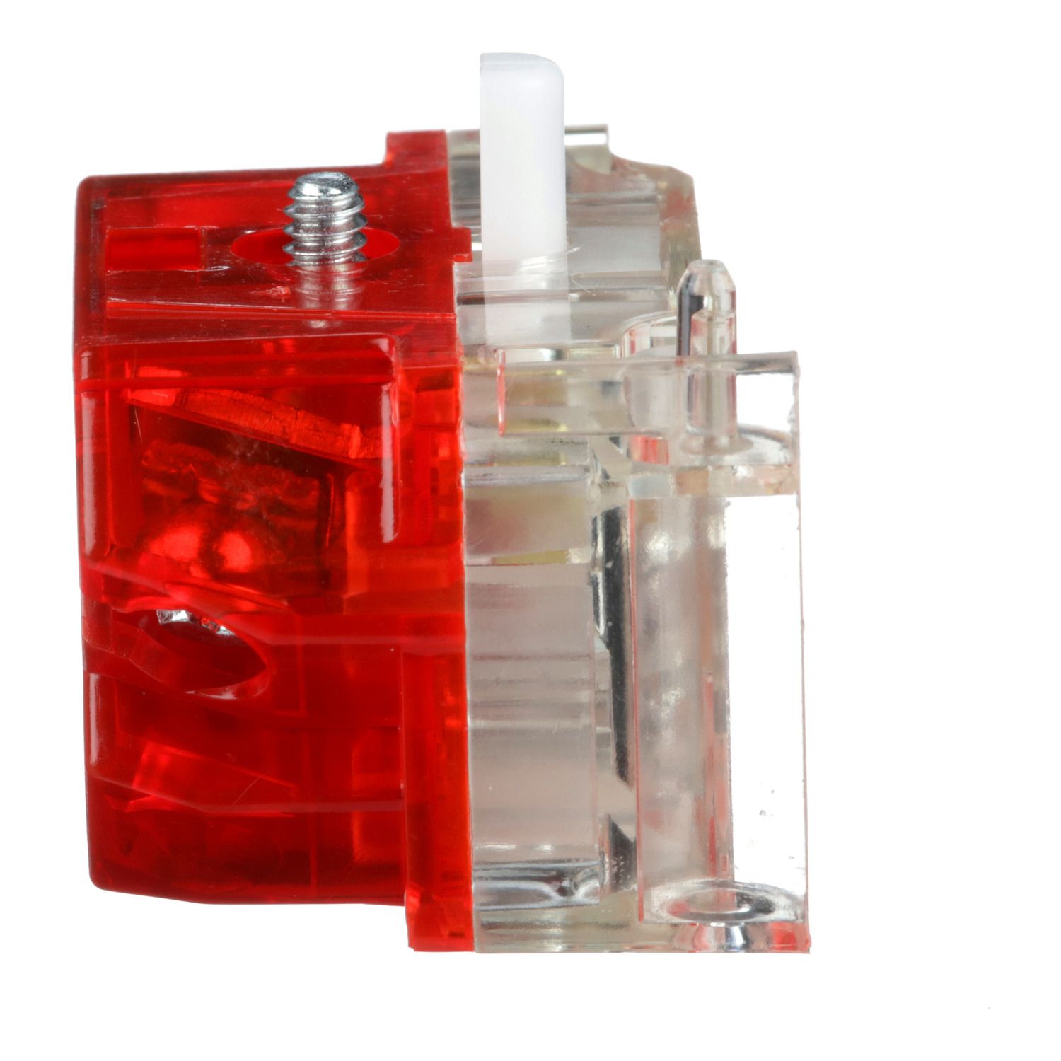 Picture of Contact block with protected terminals, Harmony 9001K, Harmony 9001SK, 0...600V, silver alloy contacts, screw clamp terminal, positive opening, 1NC