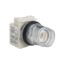 Picture of Head for illuminated push button, Harmony 9001K, metal, projecting, without cap, 30mm, spring return, 110...120V