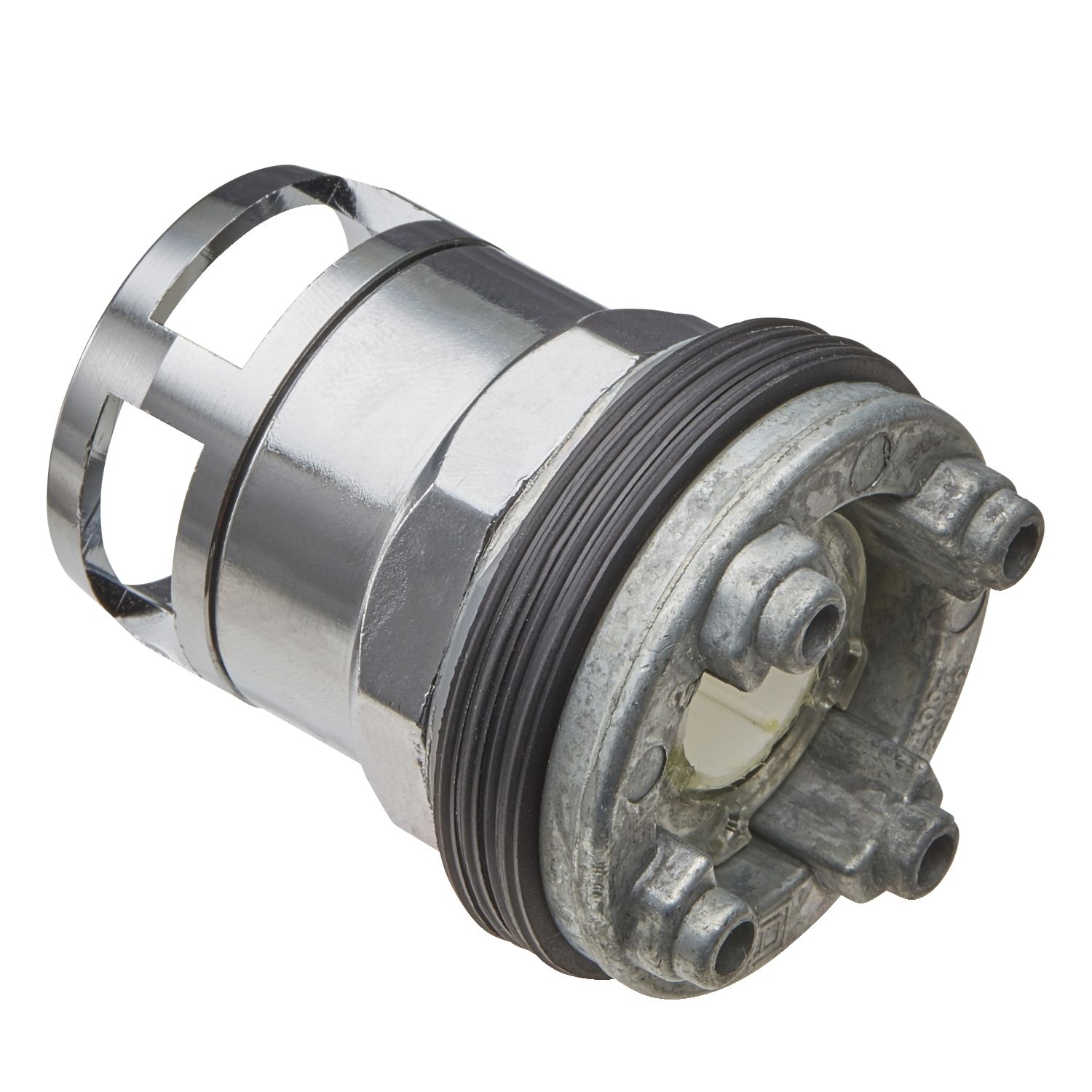 Picture of Illuminated push-button head, Harmony 9001K, metal, metal guard flush, without cap, 30mm, spring return, without bulb