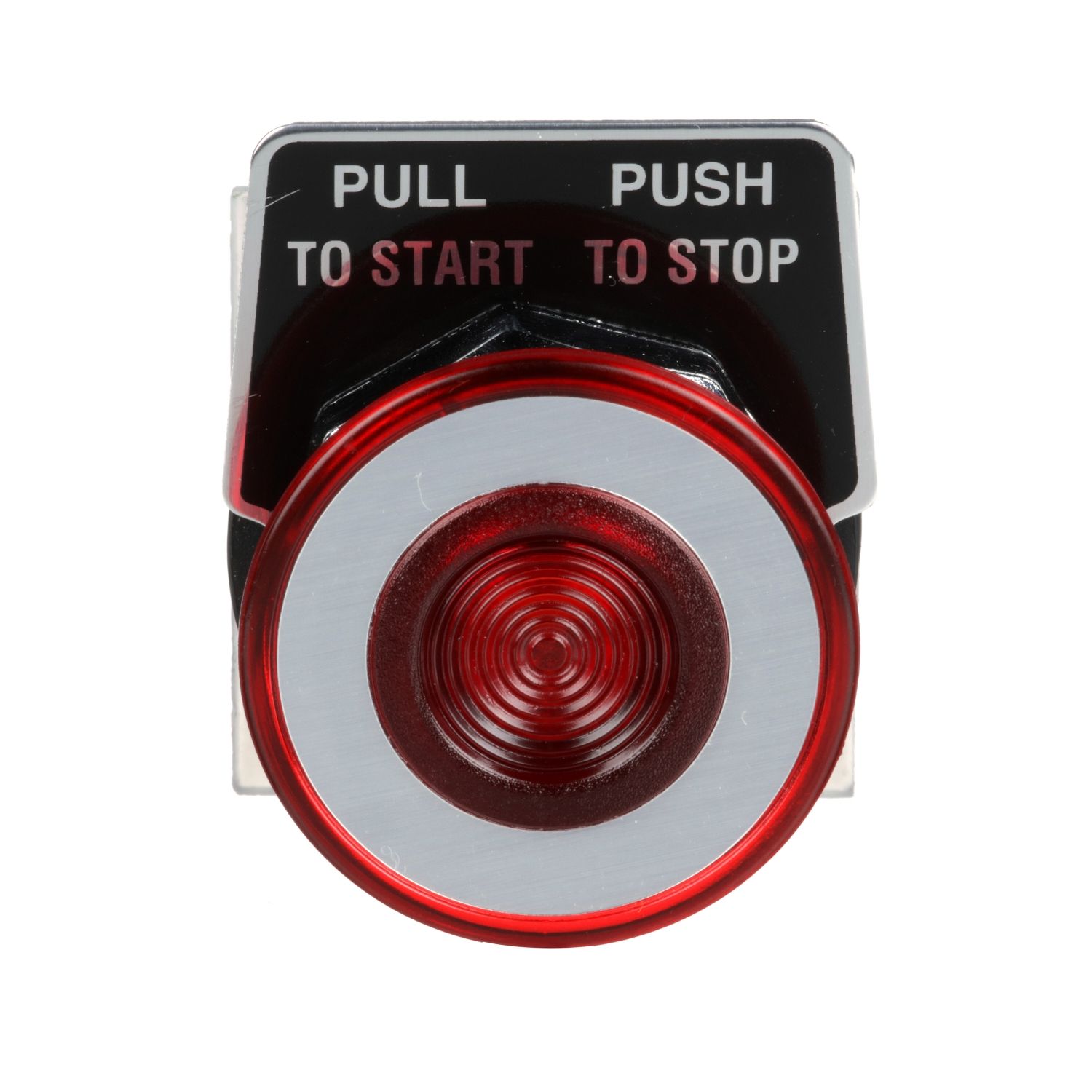 Picture of Head for push button, Harmony 9001K, metal, mushroom 41mm, red, 30mm, 2 positions, push pull
