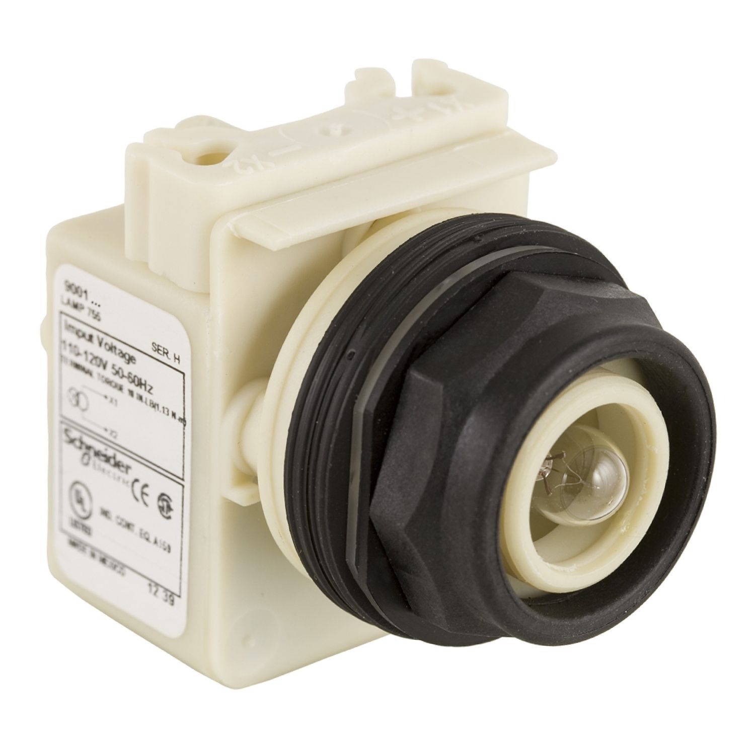 Picture of Pilot light head, Harmony 9001SK, plastic, without cap, 30mm, 110...120V