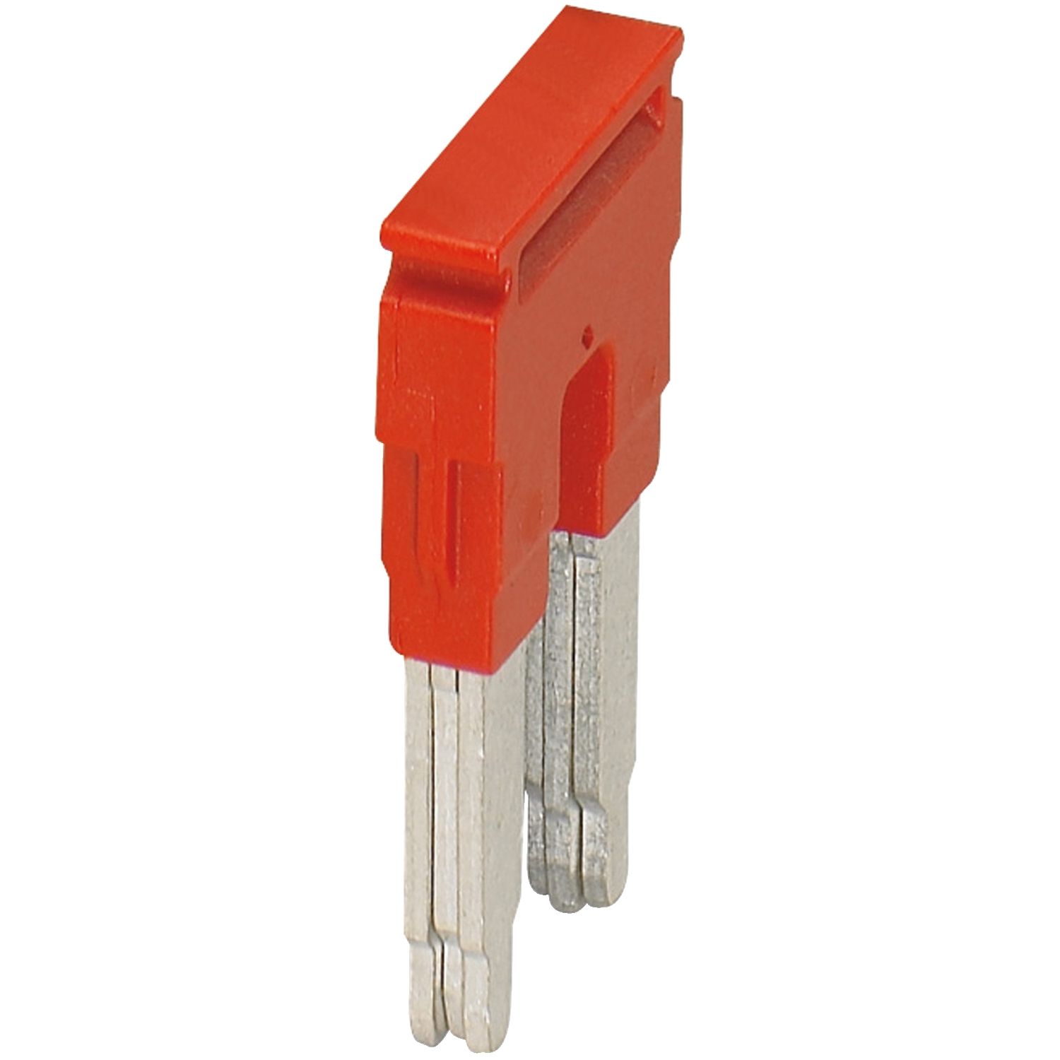 Picture of Plug-in bridge, Linergy TR, 2 points, for 16mmÂ² terminal blocks, 2 way, red, set of 10