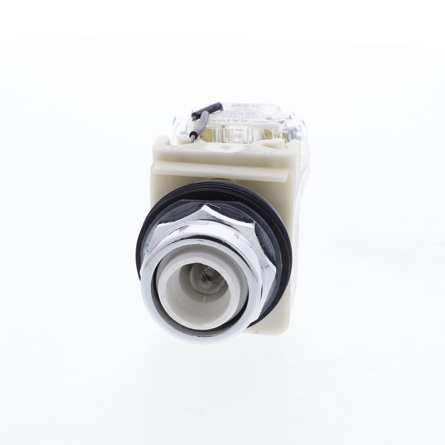 Picture of Push to test pilot light head, Harmony 9001K, metal, without cap, 30mm, 110...120V