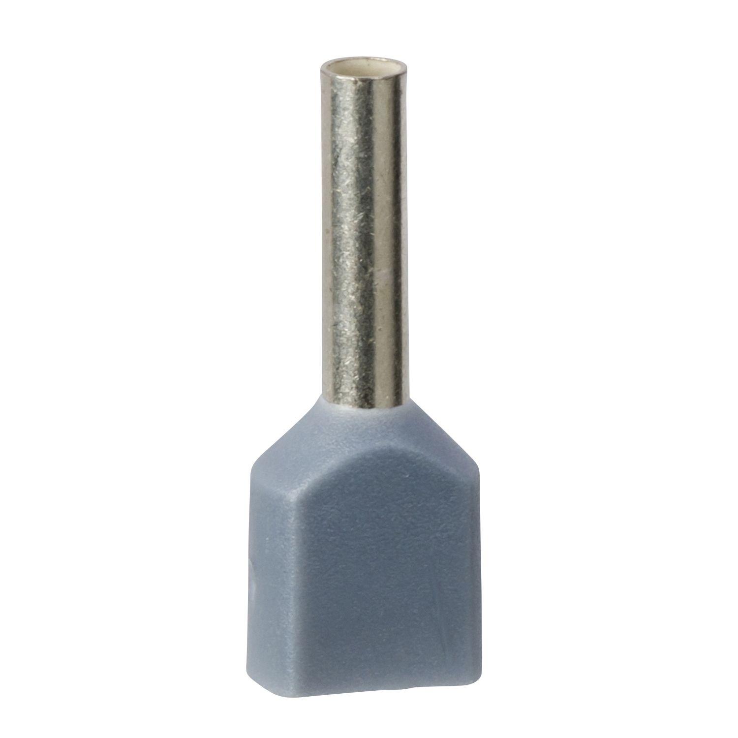 Picture of Cable end, Linergy TR cable ends, twin conductor, grey, 0.75mmÂ², for insulated cable, medium size, 5 sets of 50