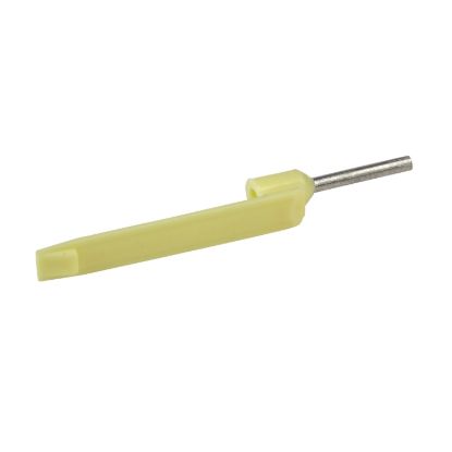 Picture of Cable end, Linergy TR cable ends, Single conductor, yellow,.25mmÂ², medium size, markable, 10 sets of 100