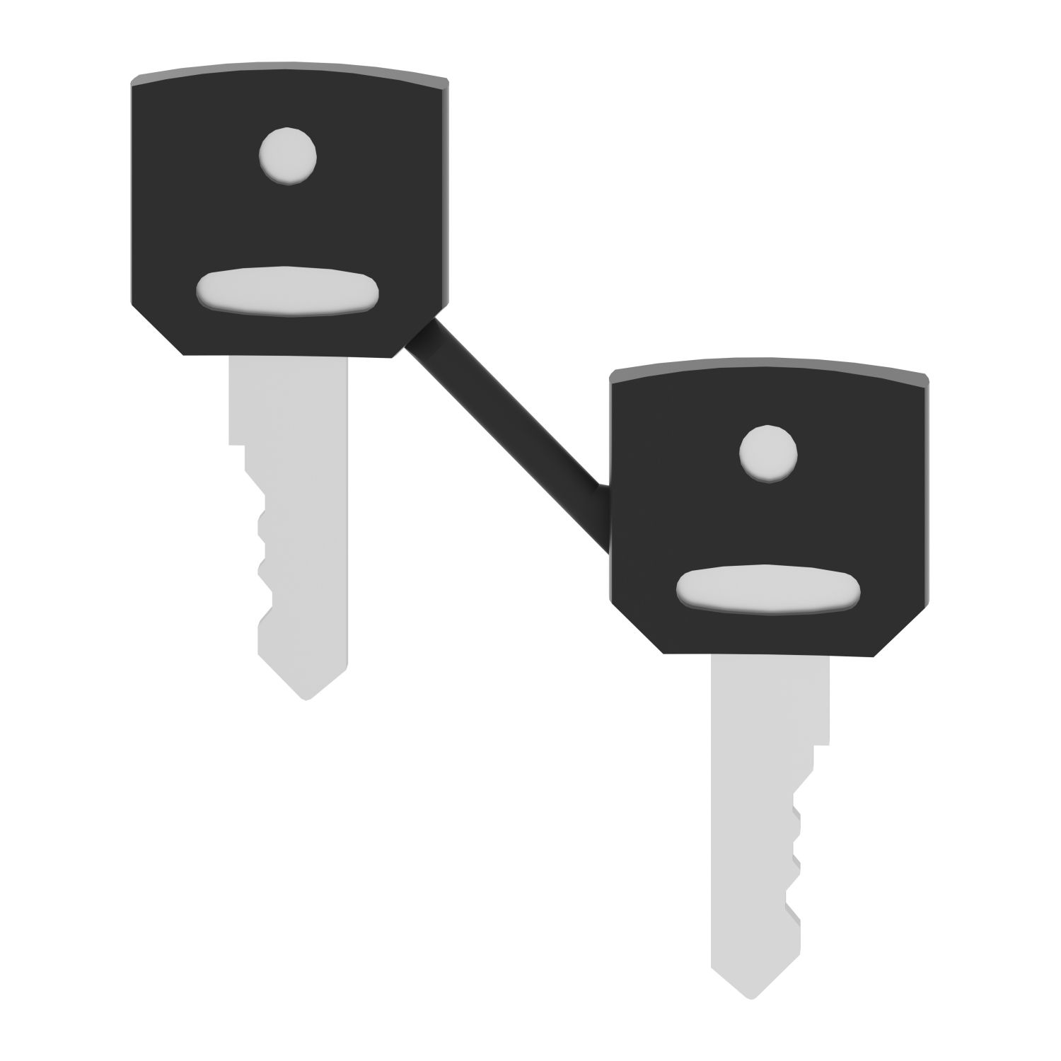 Picture of Key, Harmony XB4, emergency stop push button, key 421E, set of 2 keys