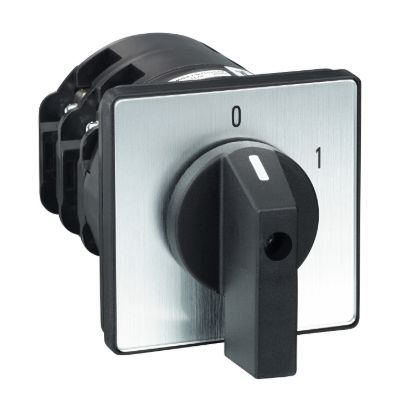 Picture of Cam switch, Harmony K, front mounting, plastic, 3 poles, 60 degree, 115A, 88x88mm, marked 0/1