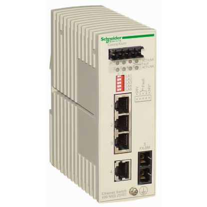 Picture of Ethernet TCP/IP switch - ConneXium - 4 ports for copper + 1 for fiber optic