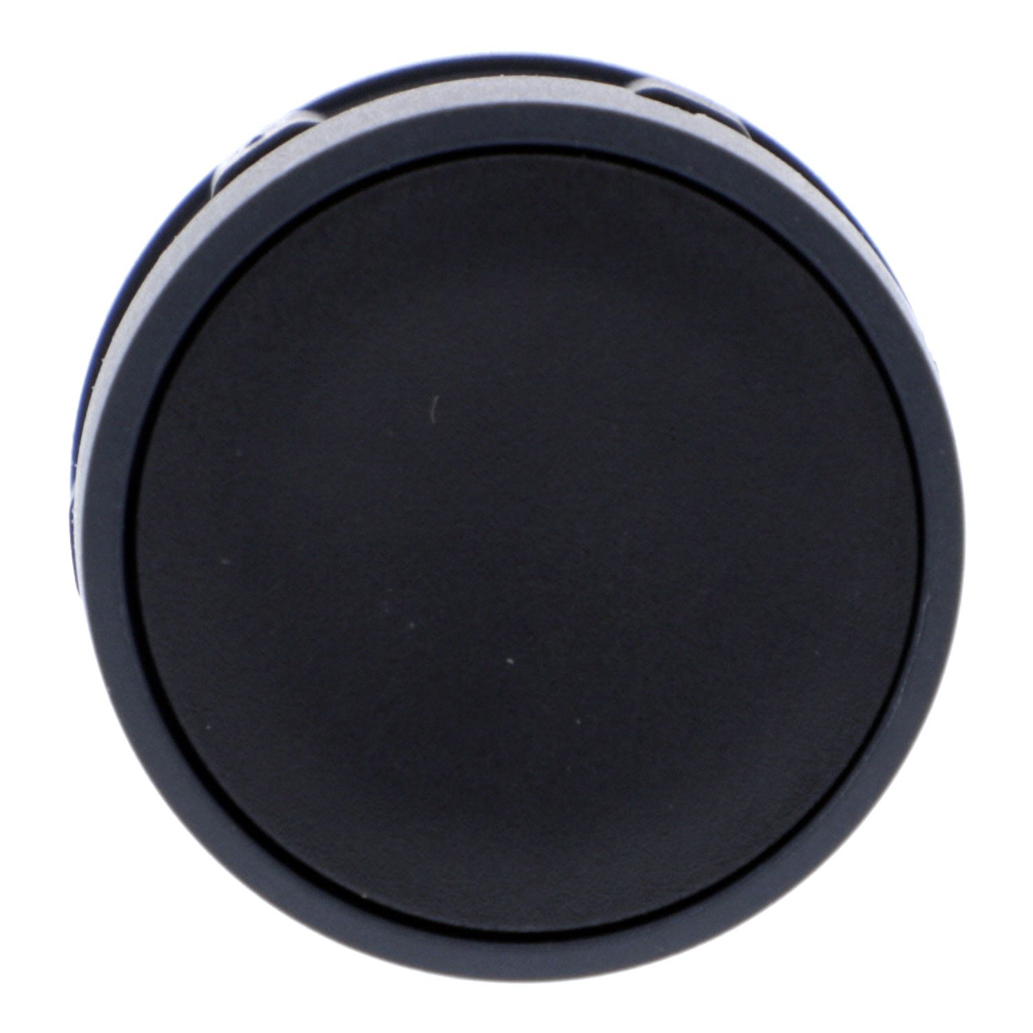 Picture of Monolithic push button, Harmony XB7, plastic, black, 22mm, spring return, unmarked, 1NO