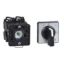 Picture of Cam changeover switch, Harmony K, 22mm, plastic, 1 pole, position 0, 45 degree, 20A, 45x45mm, metallic legend, marked 2/0/1, 35mm black handle