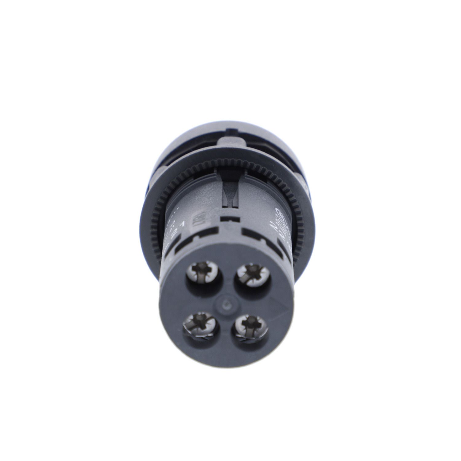 Picture of Monolithic push button, Harmony XB7, plastic, red, 22mm, spring return, unmarked, 1NO+1NC