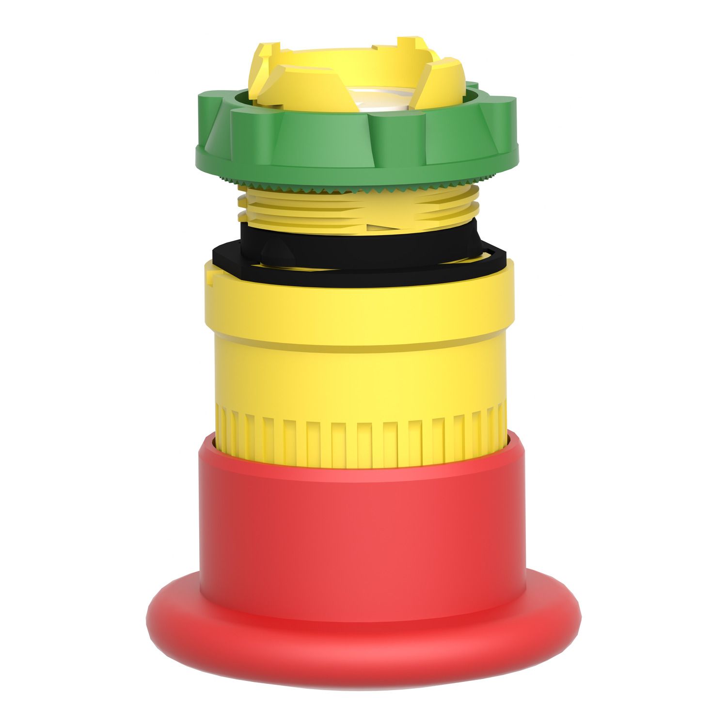 Picture of Emergency stop head, Harmony XB5, switching off, plastic, red, mushroom 40mm, 22mm, trigger latching push pull