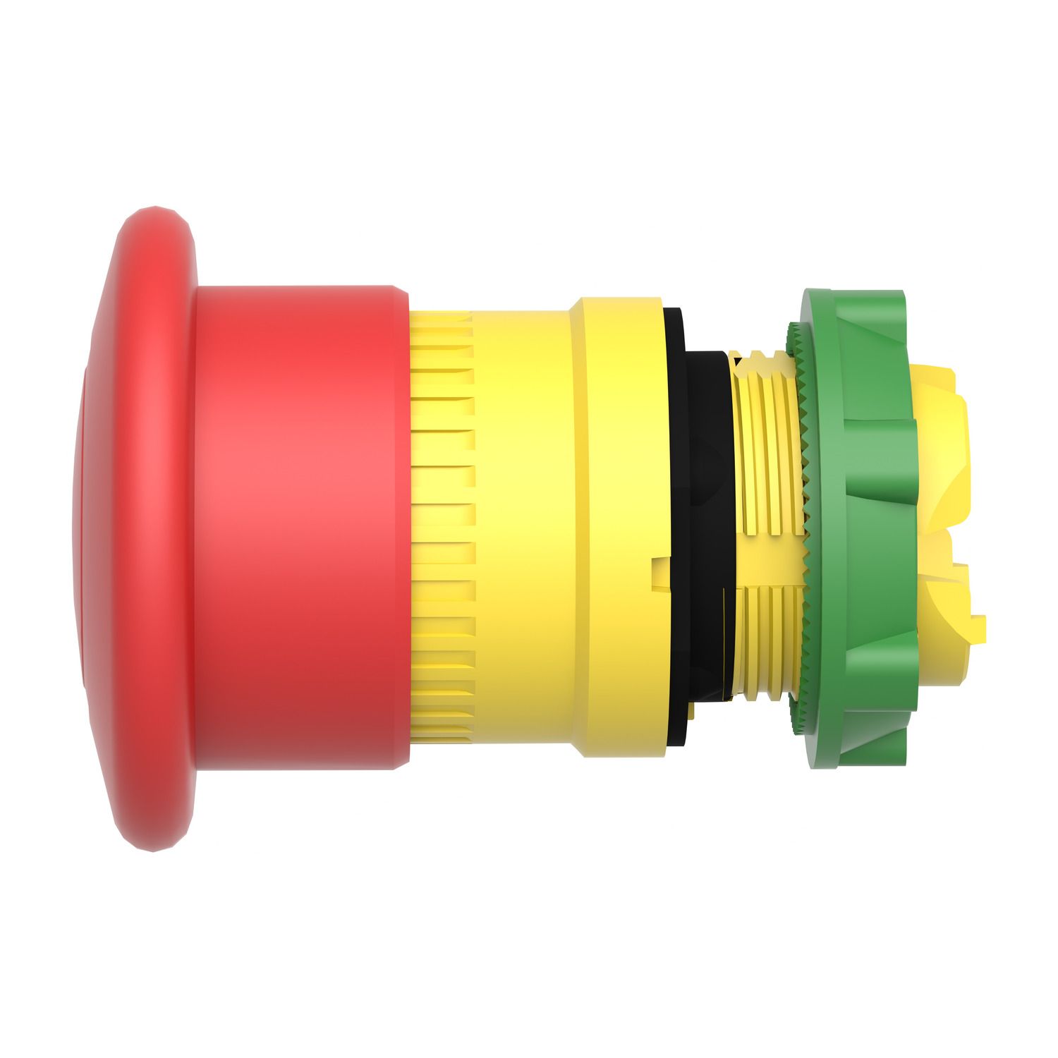 Picture of Emergency stop head, Harmony XB5, switching off, plastic, red, mushroom 40mm, 22mm, trigger latching push pull