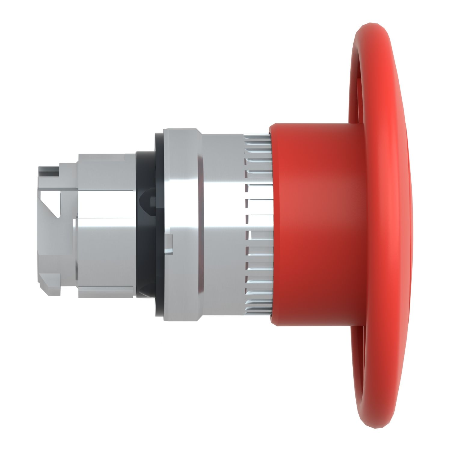 Picture of Emergency stop head, Harmony XB4, switching off, metal, red mushroom 60mm, 22mm, trigger latching push pull