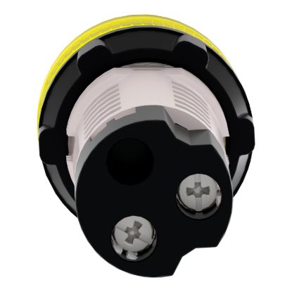 Picture of Monolithic pilot light, Harmony XB7, plastic, yellow, 22mm, plain lens for BA9s bulb, lt 250V