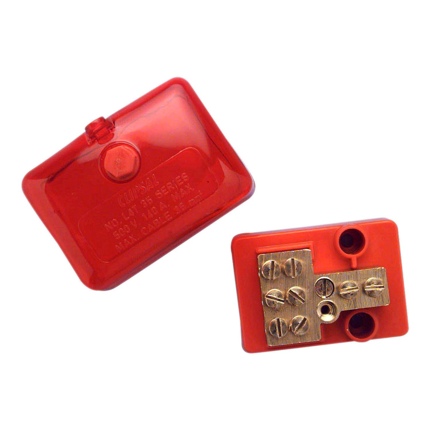 Picture of Active Link, Clipsal - Max 4, T type 140 A 500 V 4 hole red base and cover