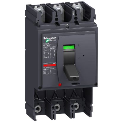 Picture of Circuit breaker basic frame, ComPact NSX400N, 50kA at 415VAC 50/60 Hz, 400A, without trip unit, 3 poles