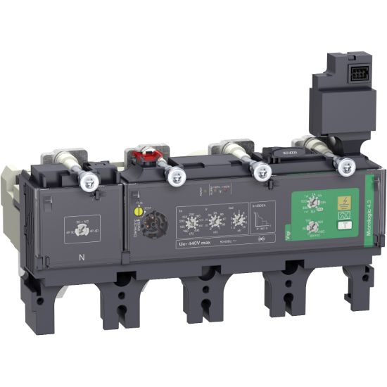 Picture of trip unit MicroLogic 4.3 for ComPact NSX 400/630 circuit breakers, electronic, rating 400A, 4 poles 4d