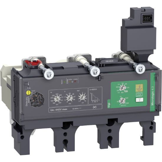 Picture of trip unit MicroLogic 4.3 for ComPact NSX 400/630 circuit breakers, electronic, rating 400A, 3 poles 3d