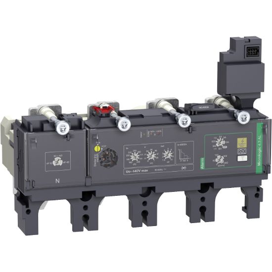 Picture of trip unit MicroLogic 4.3 AL for ComPact NSX 400/630 circuit breakers, electronic, rating 400A, 4 poles 4d