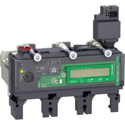Picture of trip unit MicroLogic 7.3 E for ComPact NSX 630 circuit breakers, electronic, rating 570A, 3 poles 3d