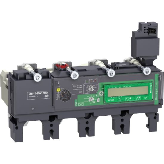 Picture of trip unit MicroLogic 7.3 E for ComPact NSX 630 circuit breakers, electronic, rating 570A, 4 poles 4d