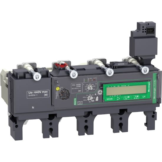 Picture of trip unit MicroLogic 7.3 E AL for ComPact NSX 630 circuit breakers, electronic, rating 570A, 4 poles 4d