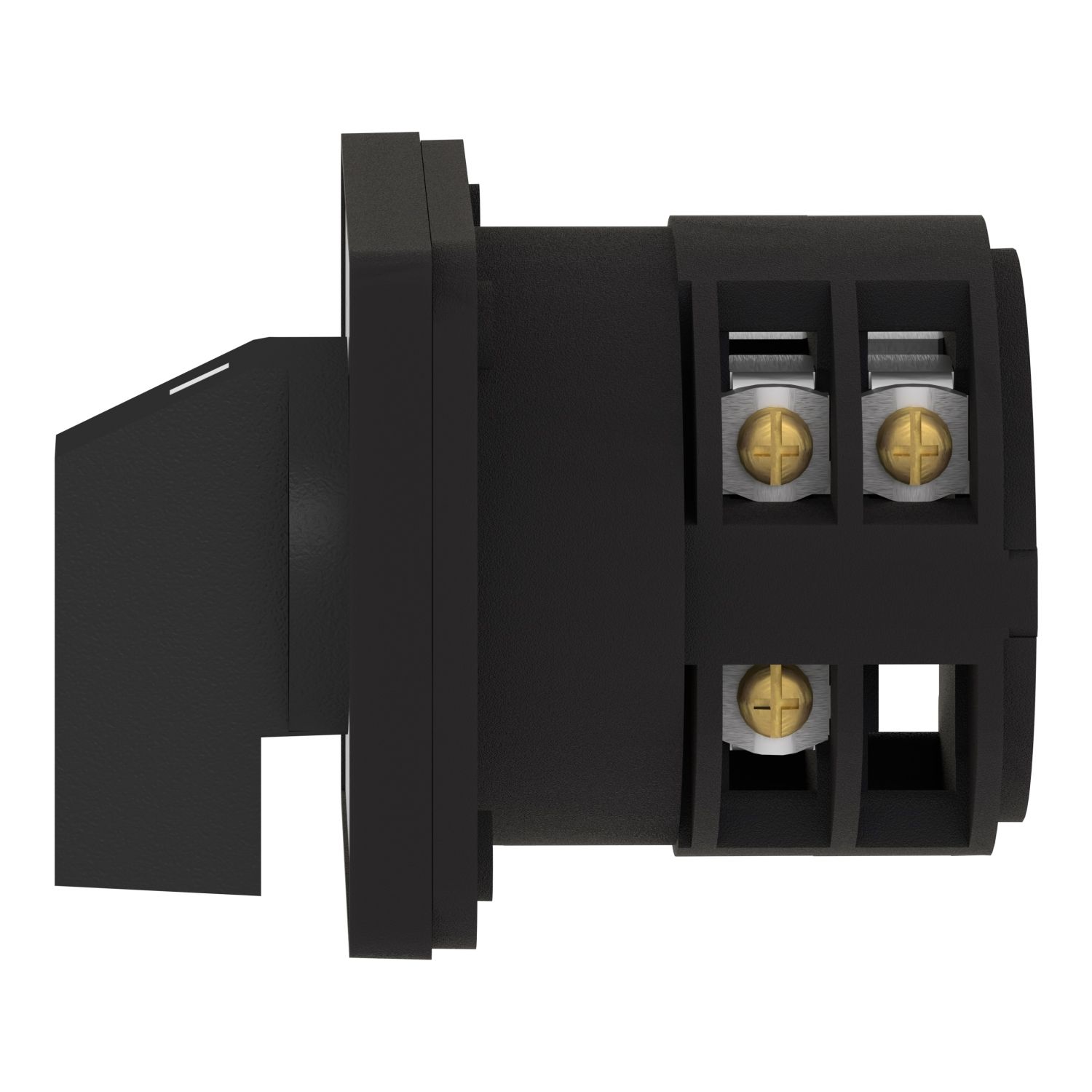 Picture of Complete cam switch, Harmony K1, K2, cam changeover switch, front mounting, plastic, 3 poles, position 0, 60degrees, 32A, 64x64mm, marked 1 0 2