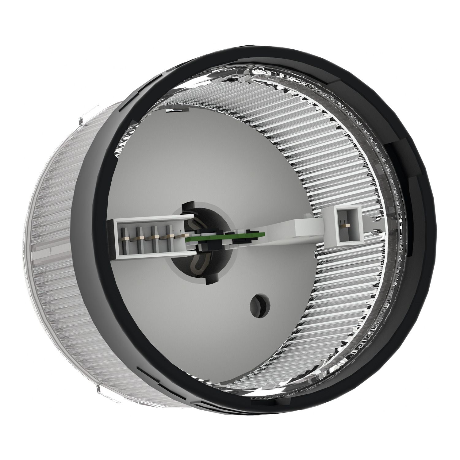 Picture of Indicator bank, Harmony XVB, illuminated unit, plastic, clear, 70mm, steady, integral LED, 24V AC/DC