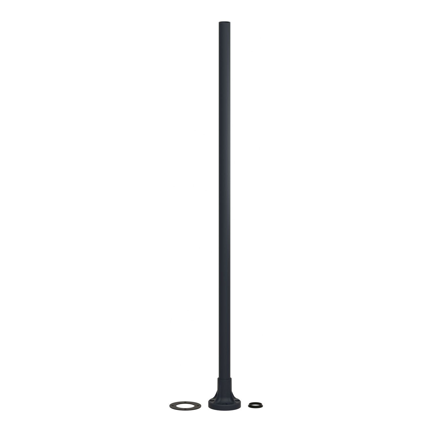 Picture of Fixing base for modular tower lights, Harmony XVB, plastic, Ø70, 780mm black aluminium support tube + black fixing plate